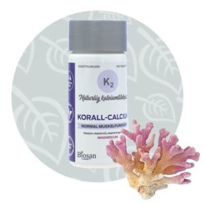 Korall-Calsium - naturlig kalsium med vitamin K2