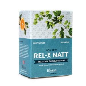 Rel-X Natt med melatonin og passiflora/pasjonsfrukt